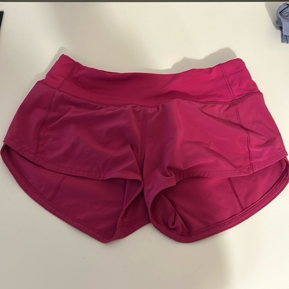 NWOT Lululemon Speed Ups Raspberry pink size 2